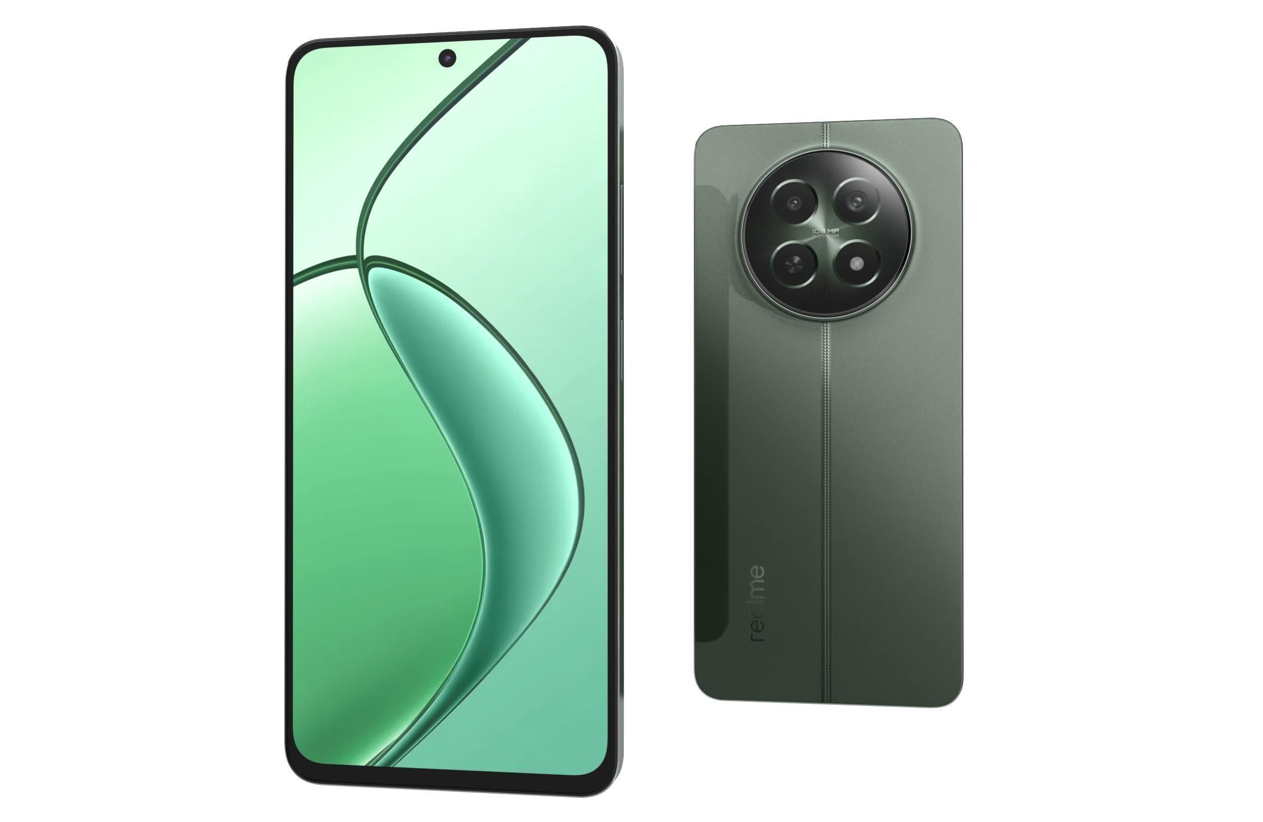 Realme 12 5G Green And Violet 3D model_28