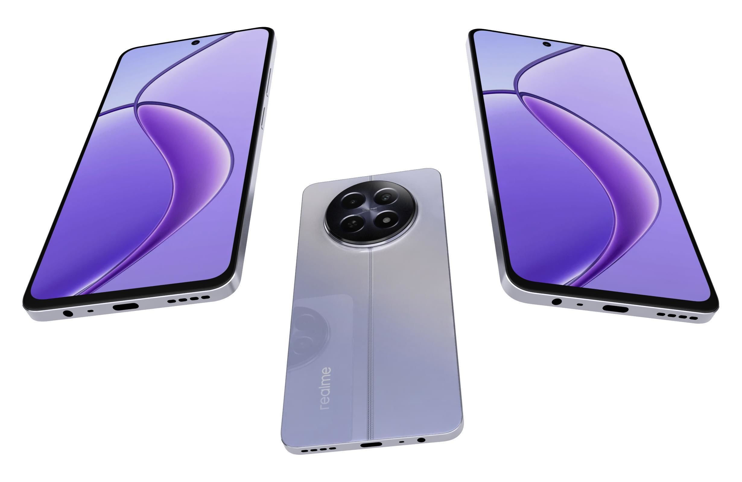 Realme 12 5G Green And Violet 3D model_19