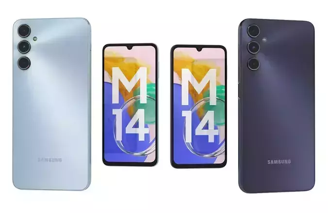 Samsung Galaxy M14 4G Black And Blue