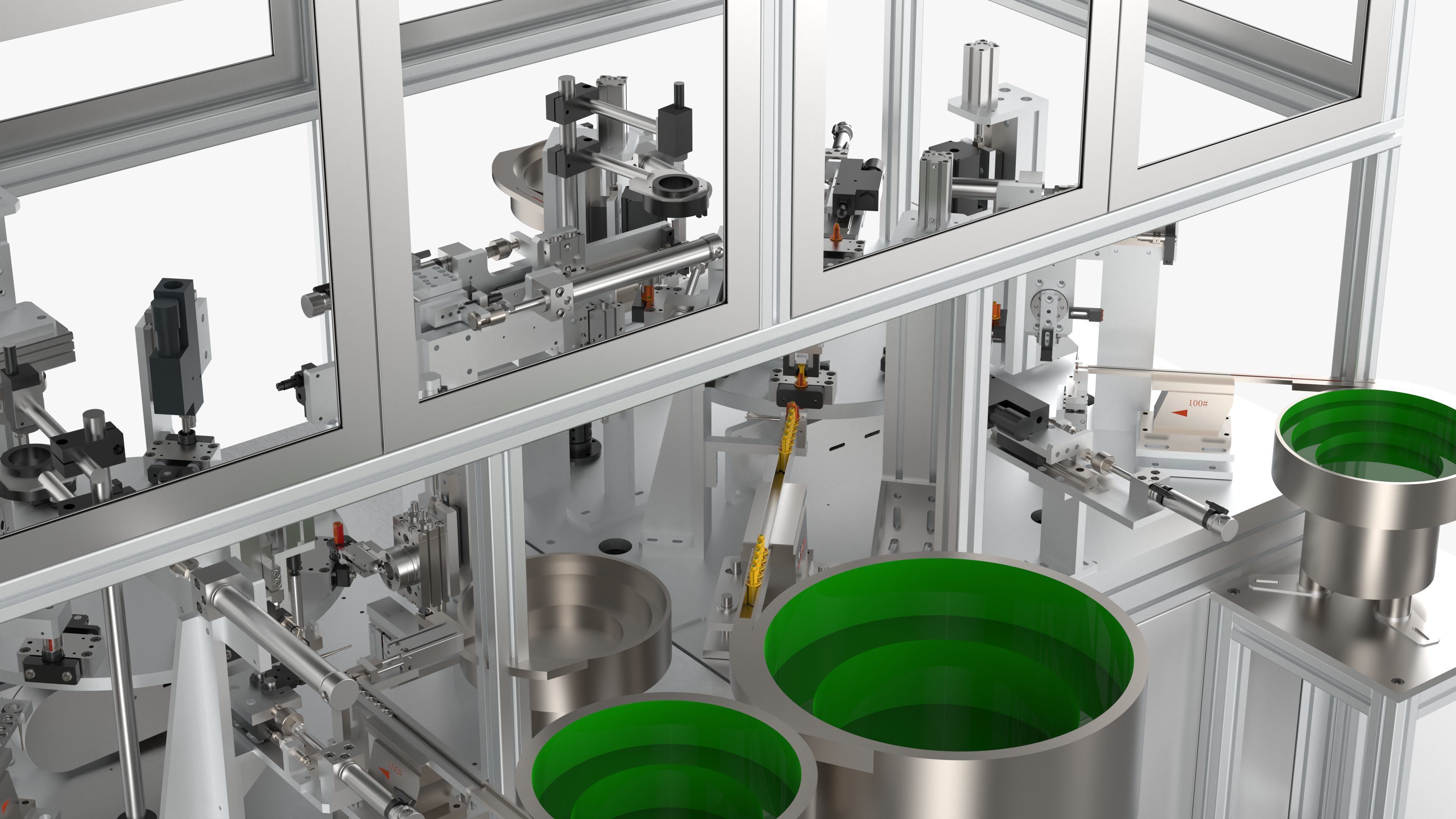 Automatic Toilet Lid Damper Body Assembly 3D model_11