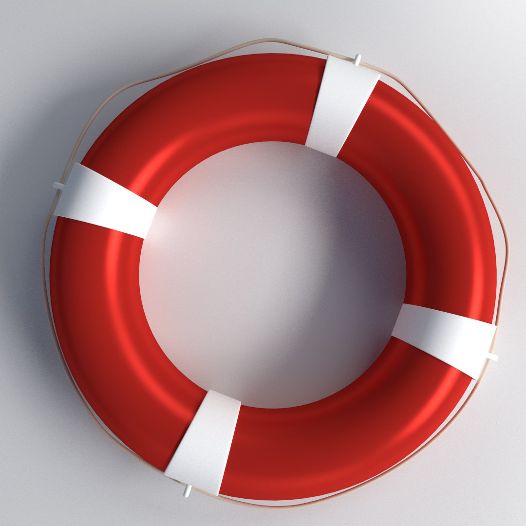 Safety Ring Float 3D model_2