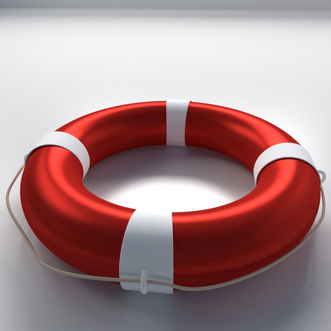 Safety Ring Float 3D model_1