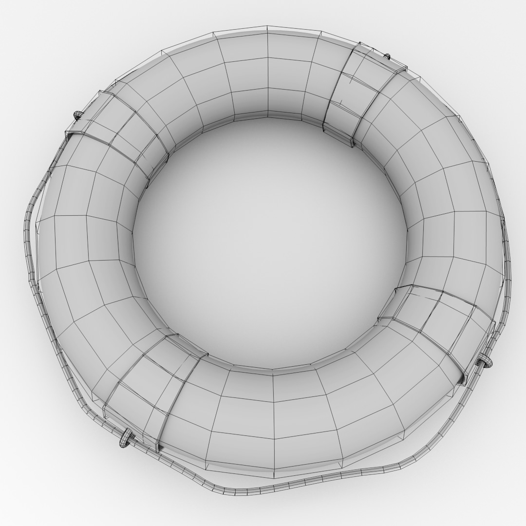 Safety Ring Float 3D model_4