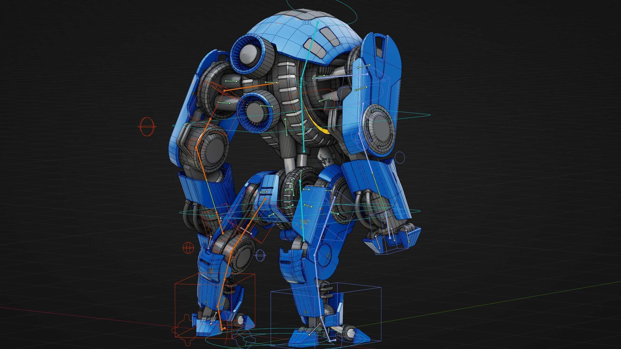 NEMO FIGHTER BOT Rigged for Unreal Engine - Unity - MIXAMO 3D model_38