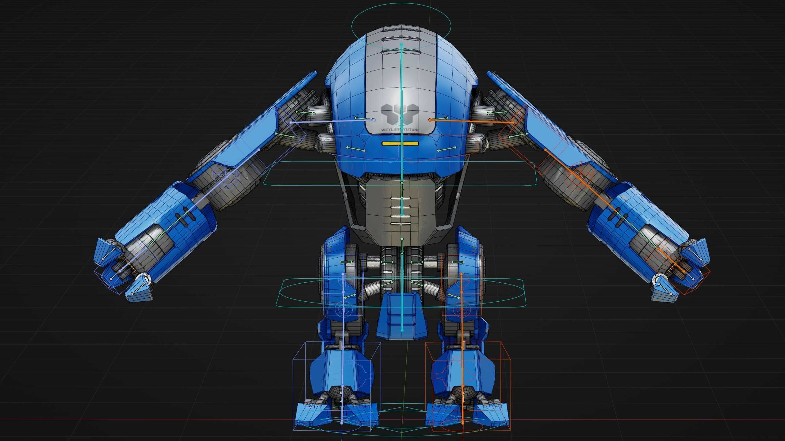 NEMO FIGHTER BOT Rigged for Unreal Engine - Unity - MIXAMO 3D model_39