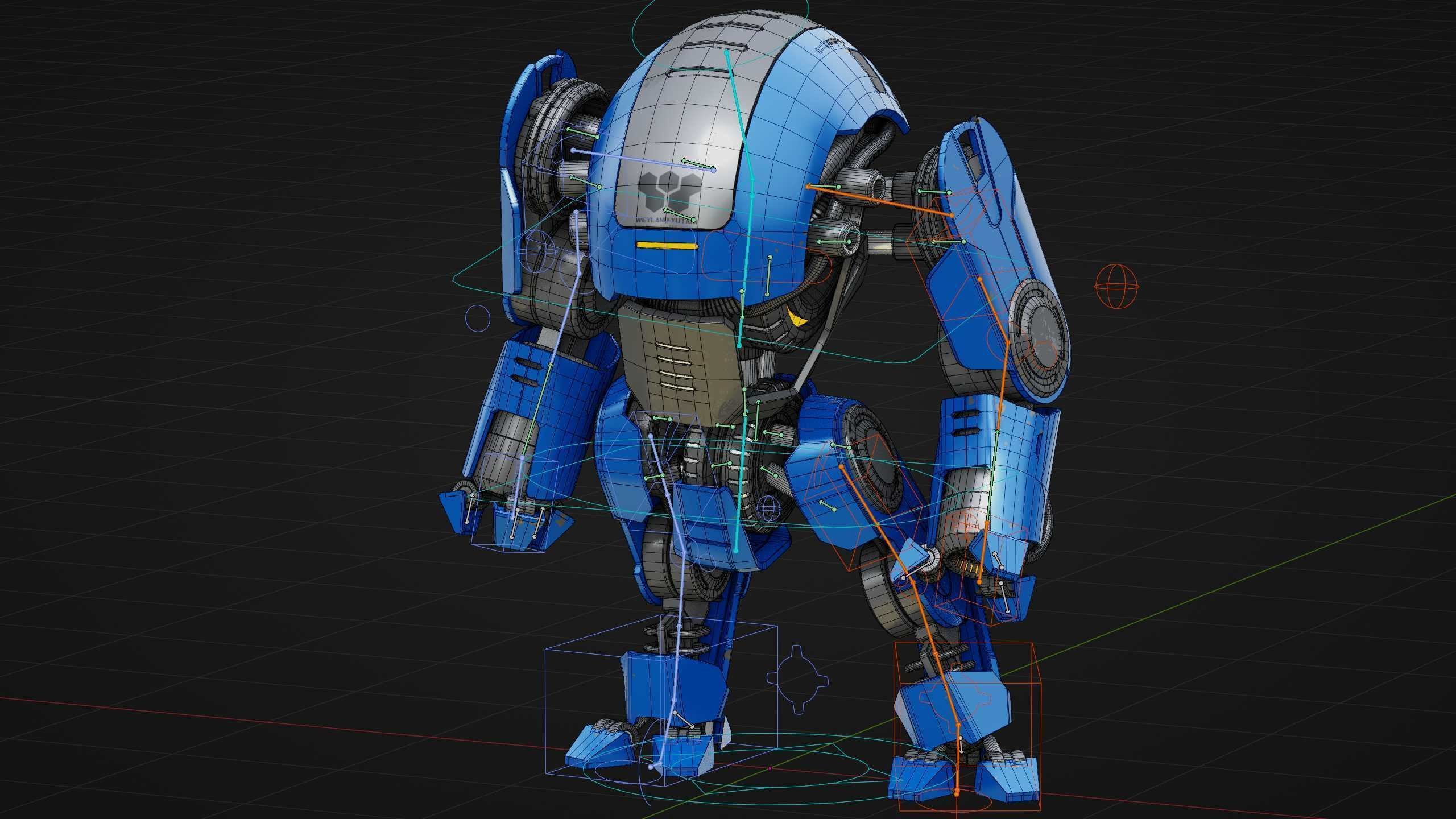 NEMO FIGHTER BOT Rigged for Unreal Engine - Unity - MIXAMO 3D model_37