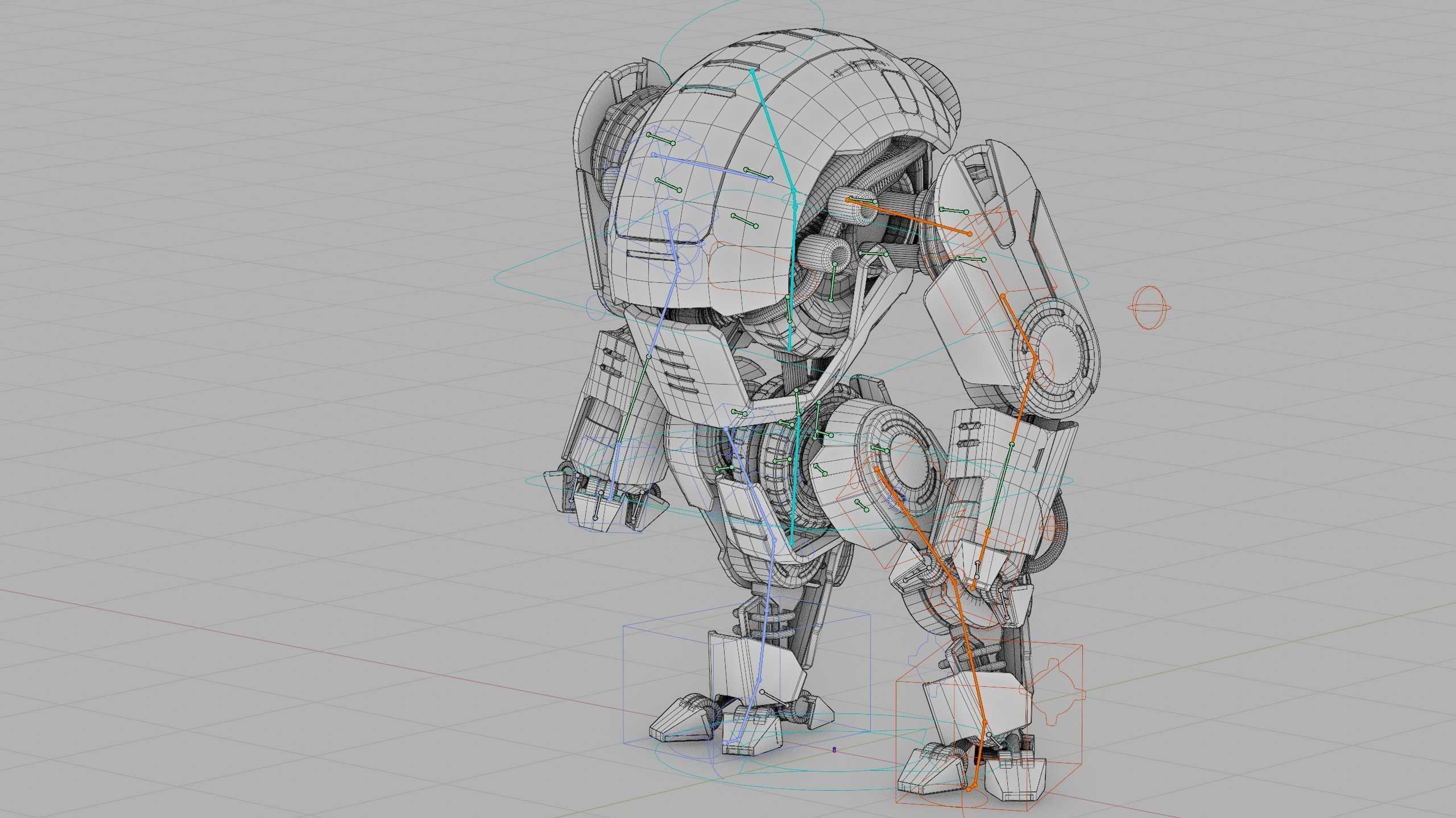 NEMO FIGHTER BOT Rigged for Unreal Engine - Unity - MIXAMO 3D model_40