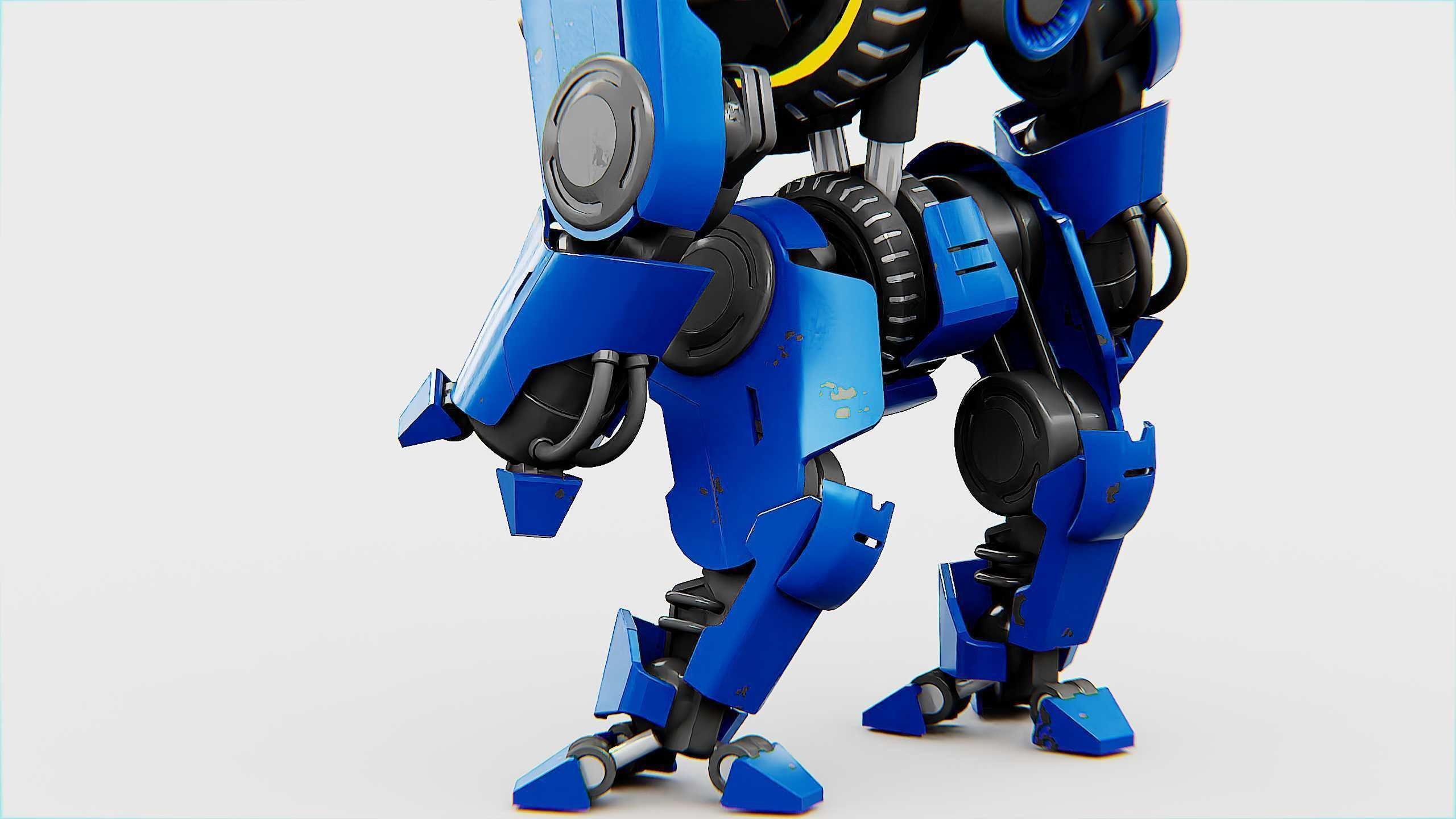 NEMO FIGHTER BOT Rigged for Unreal Engine - Unity - MIXAMO 3D model_25