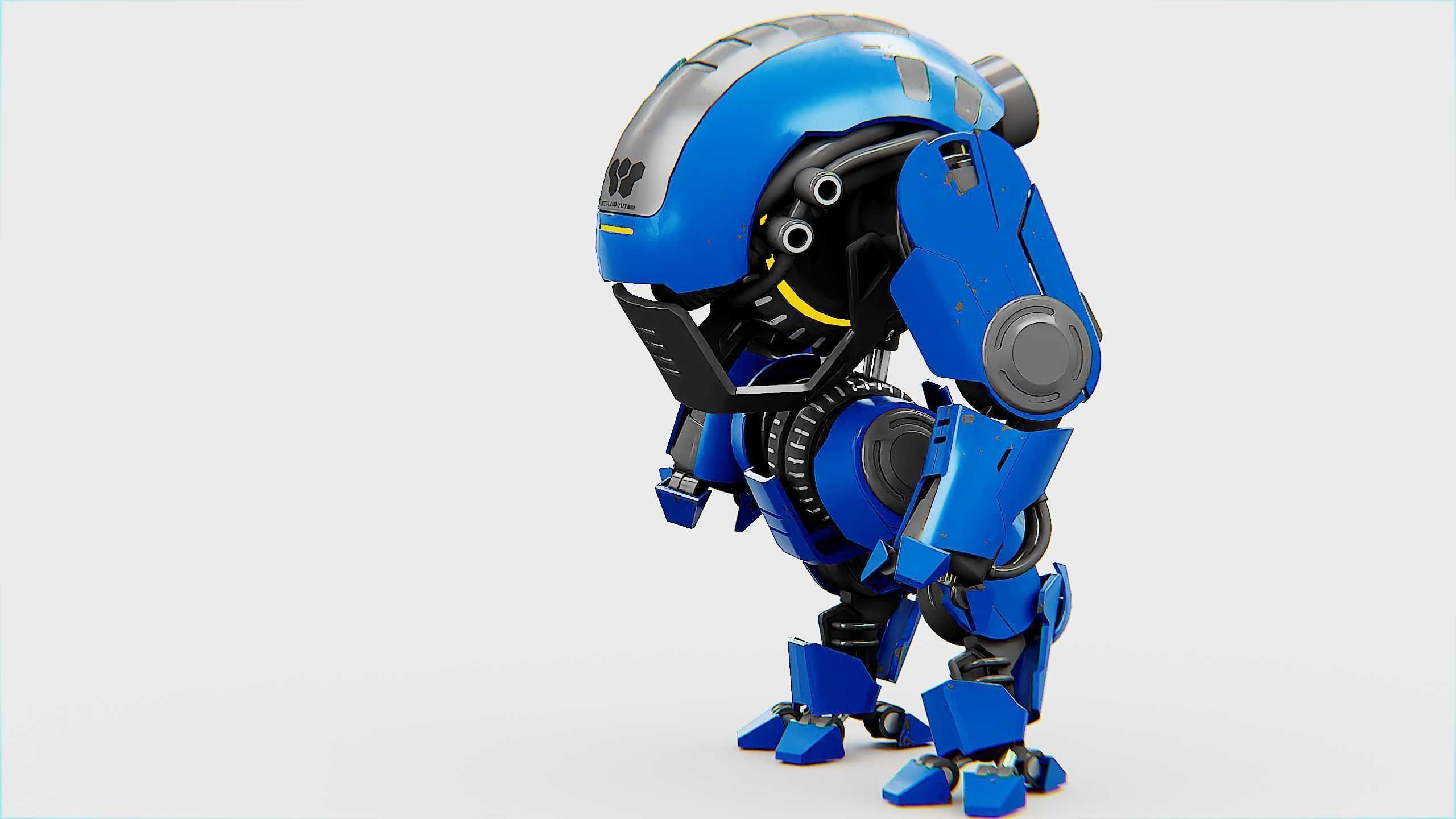 NEMO FIGHTER BOT Rigged for Unreal Engine - Unity - MIXAMO 3D model_10