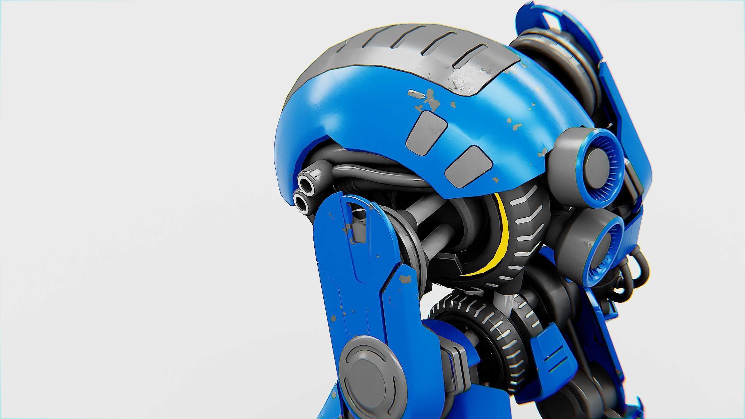 NEMO FIGHTER BOT Rigged for Unreal Engine - Unity - MIXAMO 3D model_23