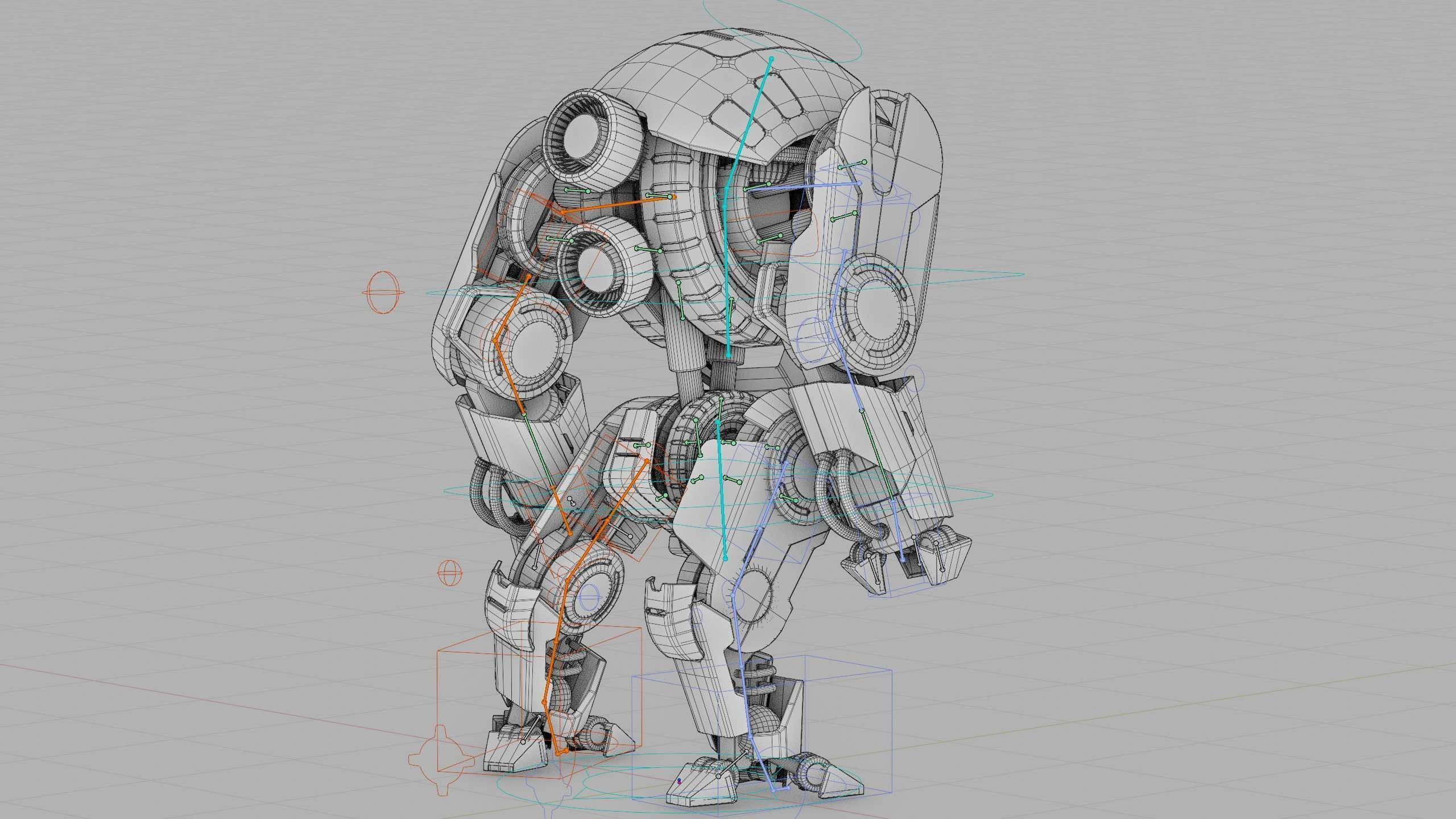 NEMO FIGHTER BOT Rigged for Unreal Engine - Unity - MIXAMO 3D model_41
