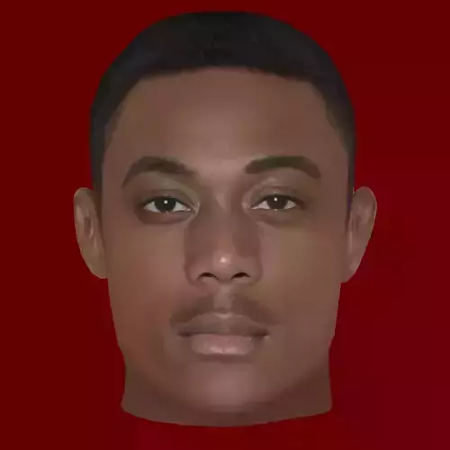 Anthony Martial Head - Low poly head for game