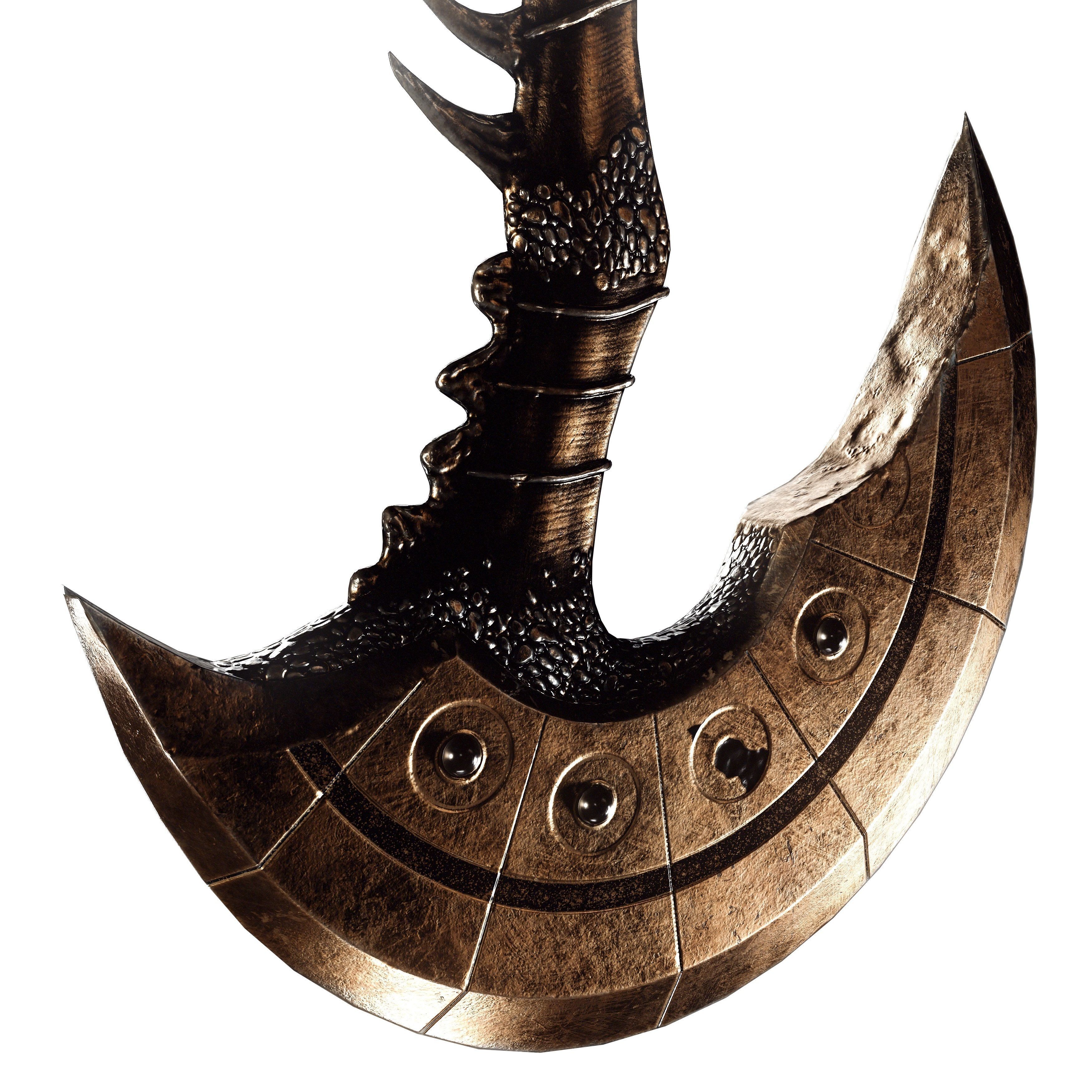 Axe and Sword Low-poly 3D model_2