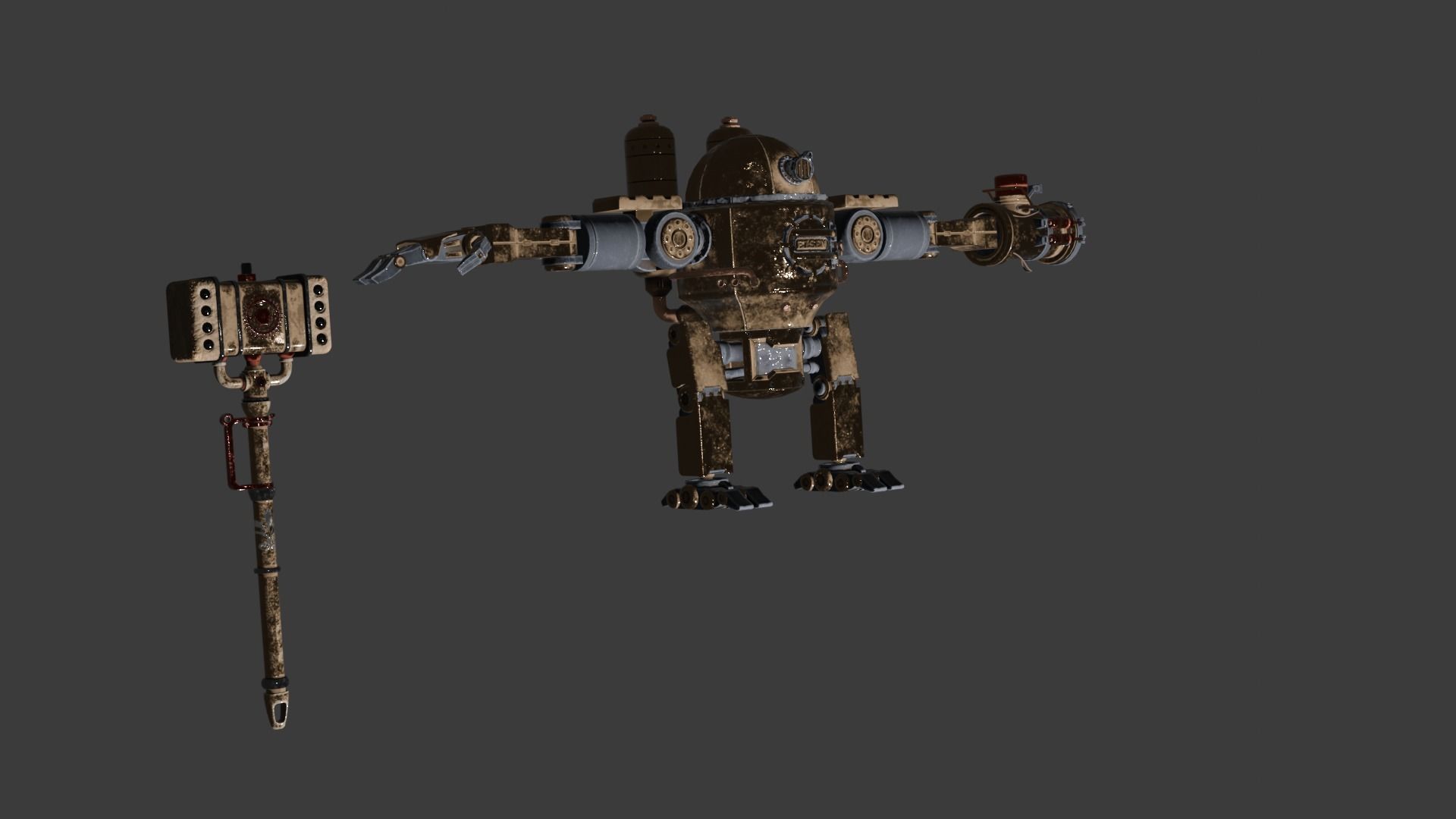 robot 3D model_7