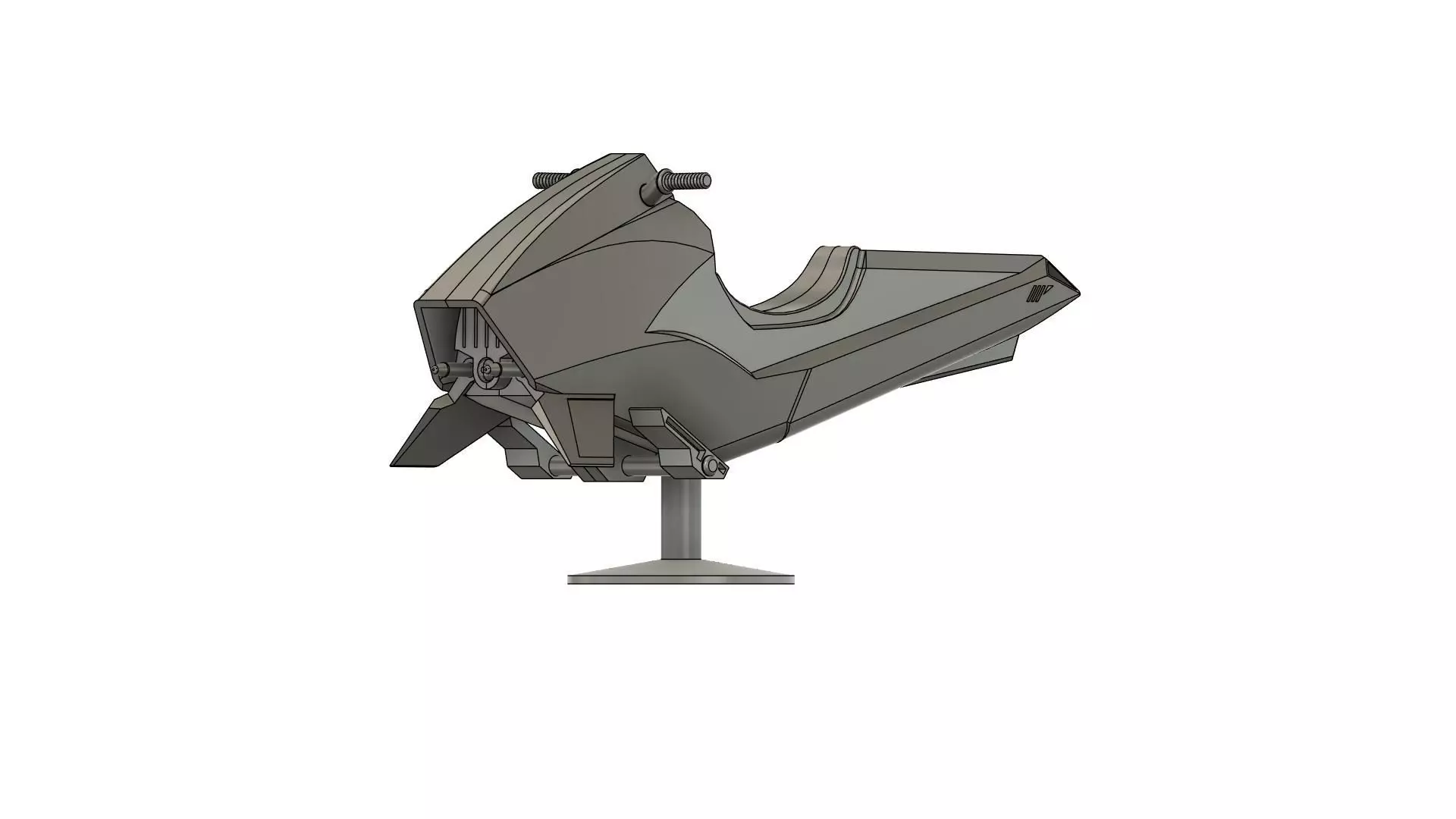 clone wars Mandalorian Speeder Bike Attack  3D print model_0