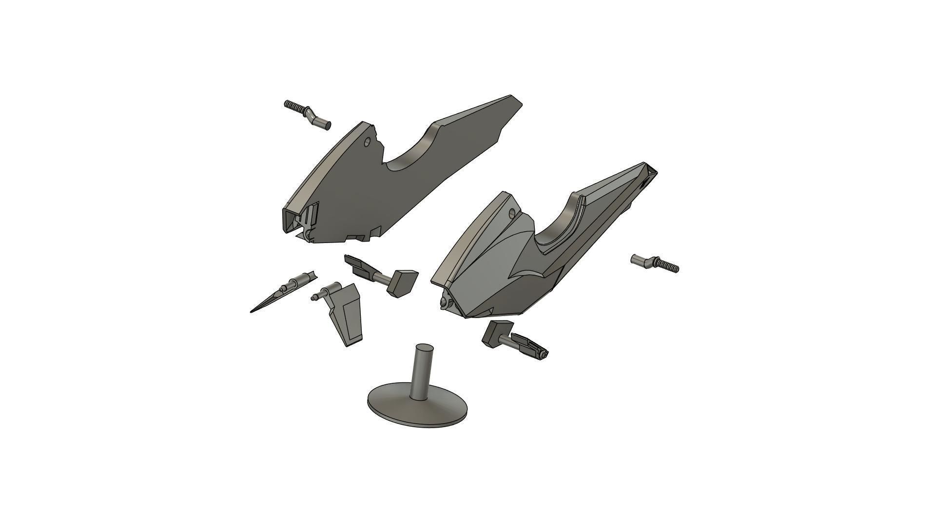 clone wars Mandalorian Speeder Bike Attack  3D print model_6