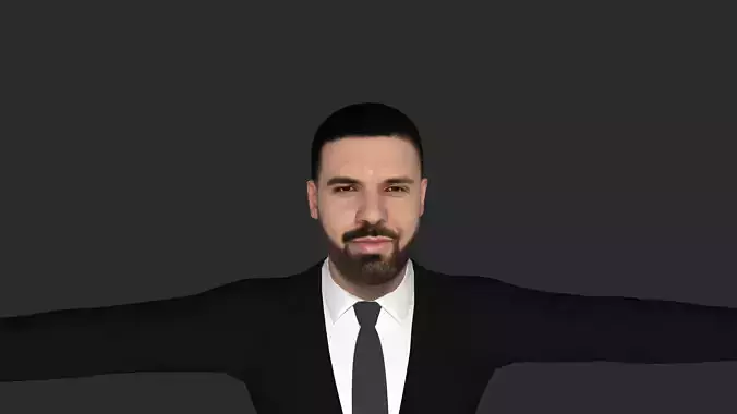 Drake nba Hyper Realistic Full Body Rigged Character