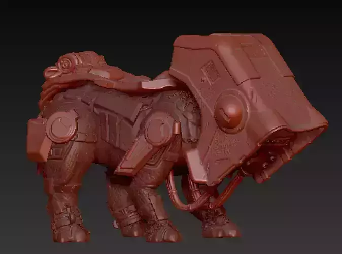 star wars Luggabeast force awakens 7 3D print model