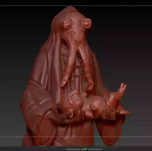 star wars the AKI AKI episode 9 3D print model