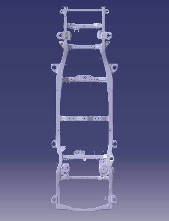 tanke300 chasis 3D print model_2