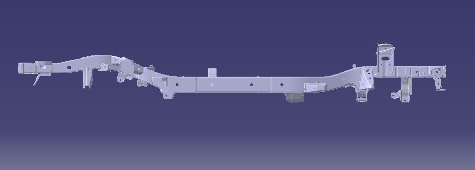 tanke300 chasis 3D print model_1