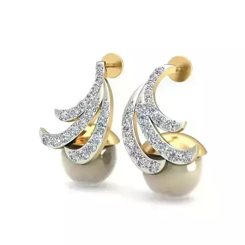 PEARL EARRING 3D print model