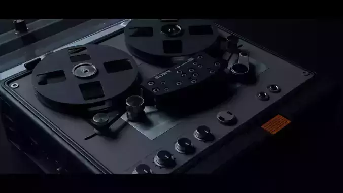 Sony TC-510 Tape Recorder 3D model