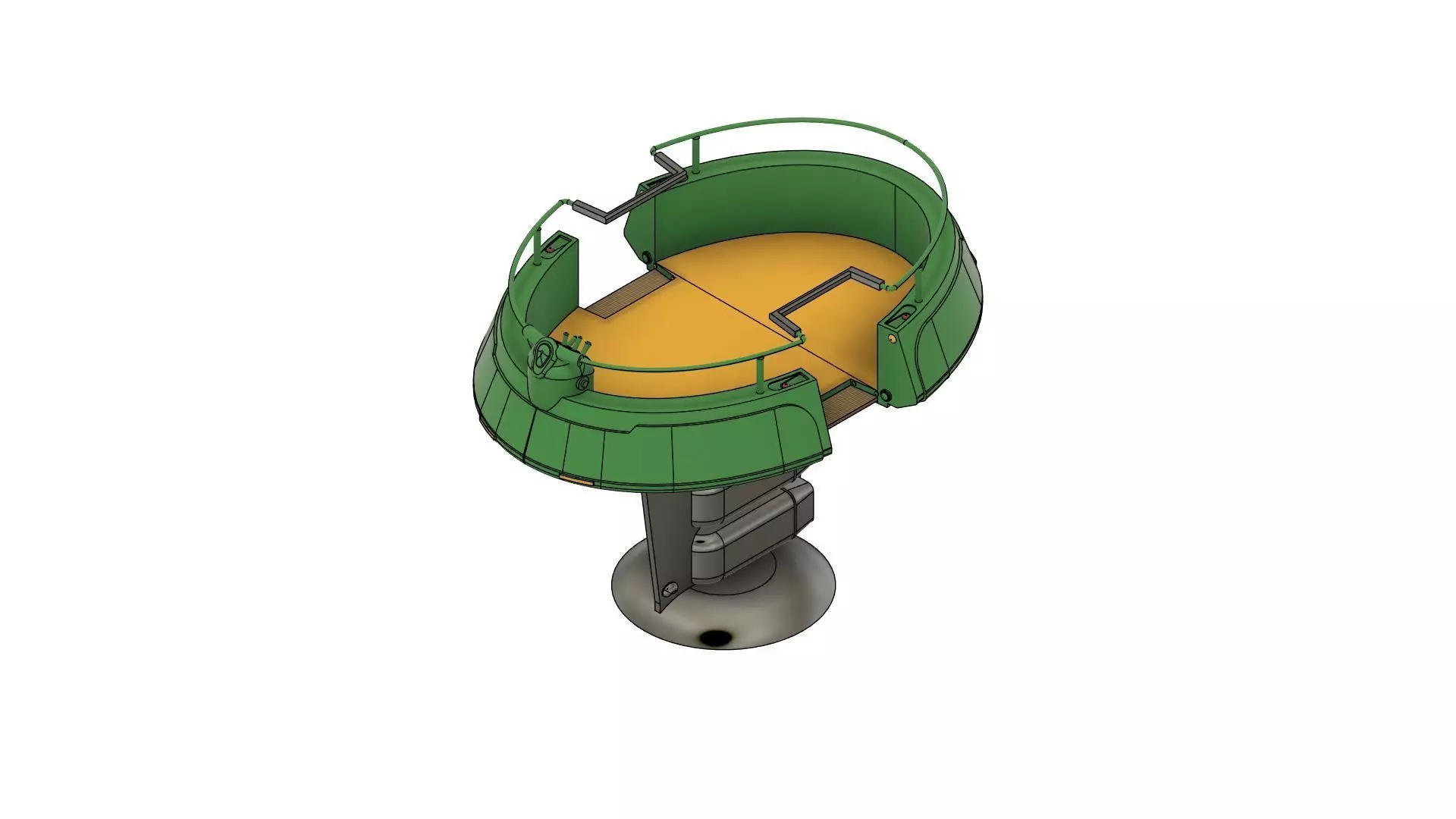 clone wars star wars THEED OVERLOOK  platform b 3D print model_0