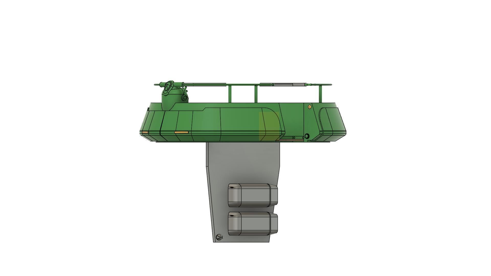 clone wars star wars THEED OVERLOOK  platform b 3D print model_4