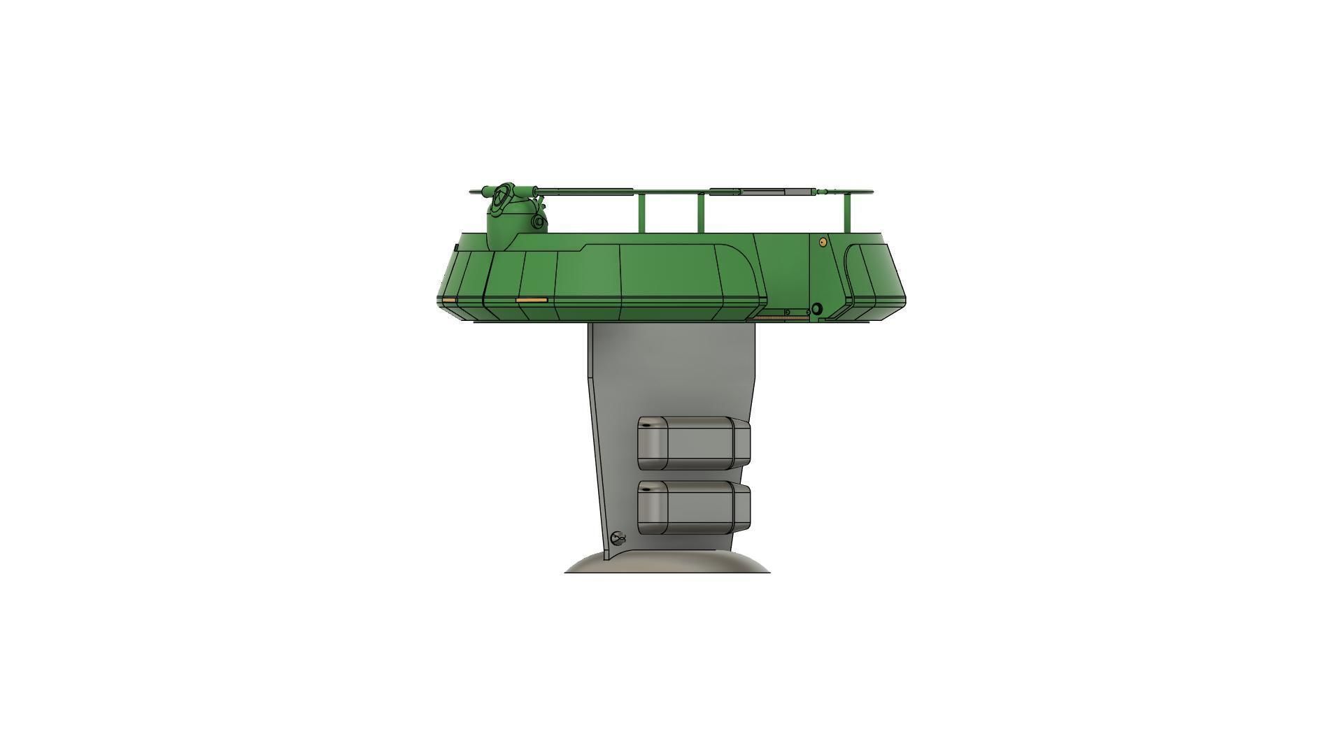clone wars star wars THEED OVERLOOK  platform b 3D print model_2