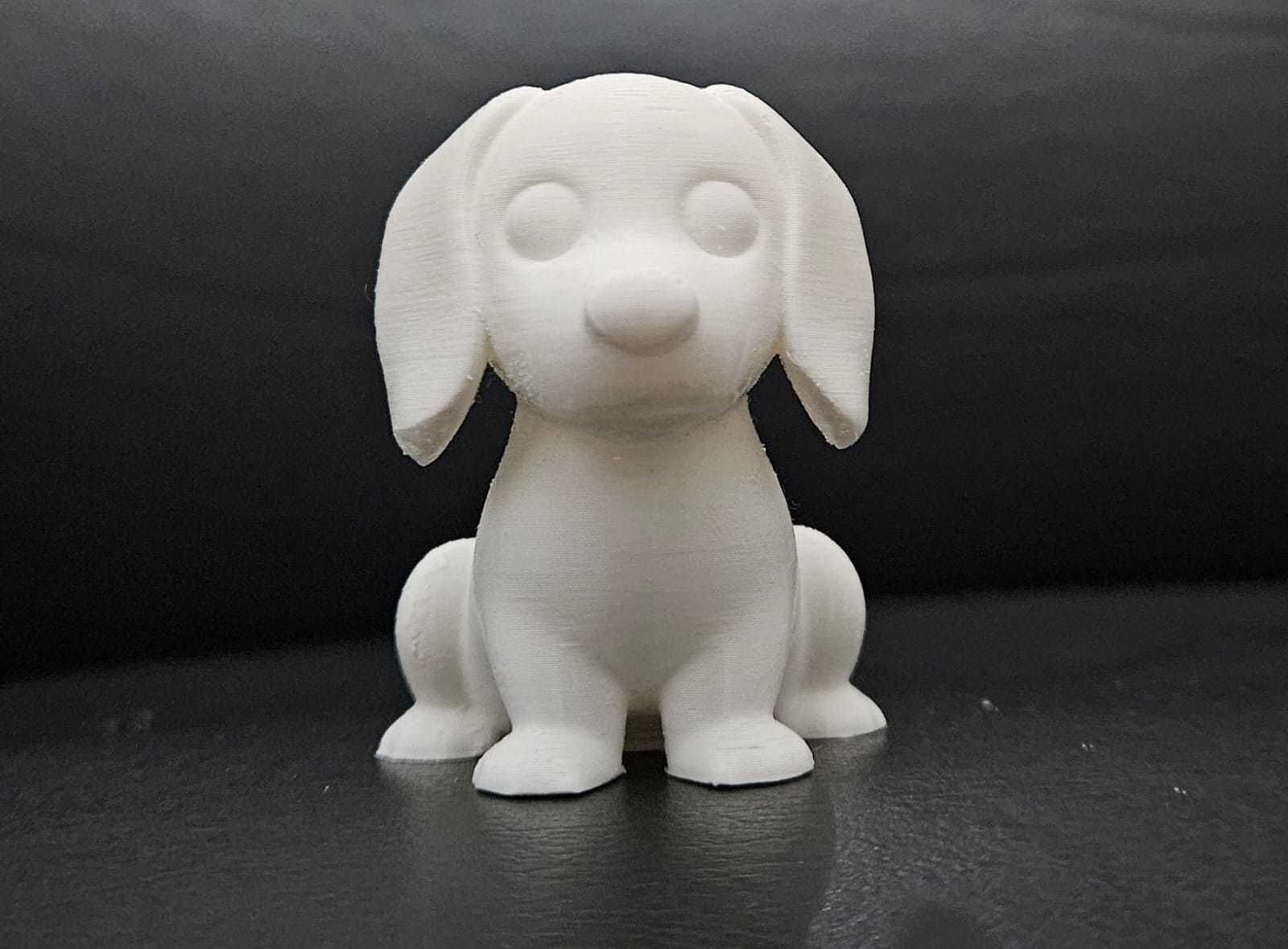 Sitting Dachshund 3D print model_5