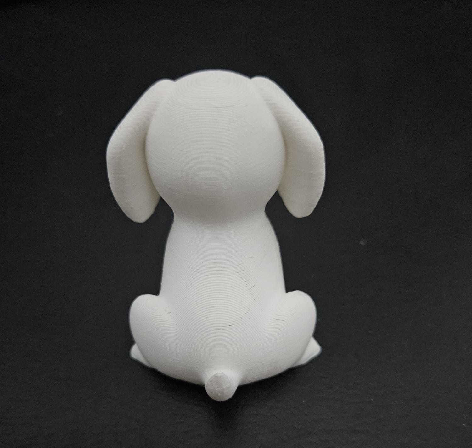 Sitting Dachshund 3D print model_10