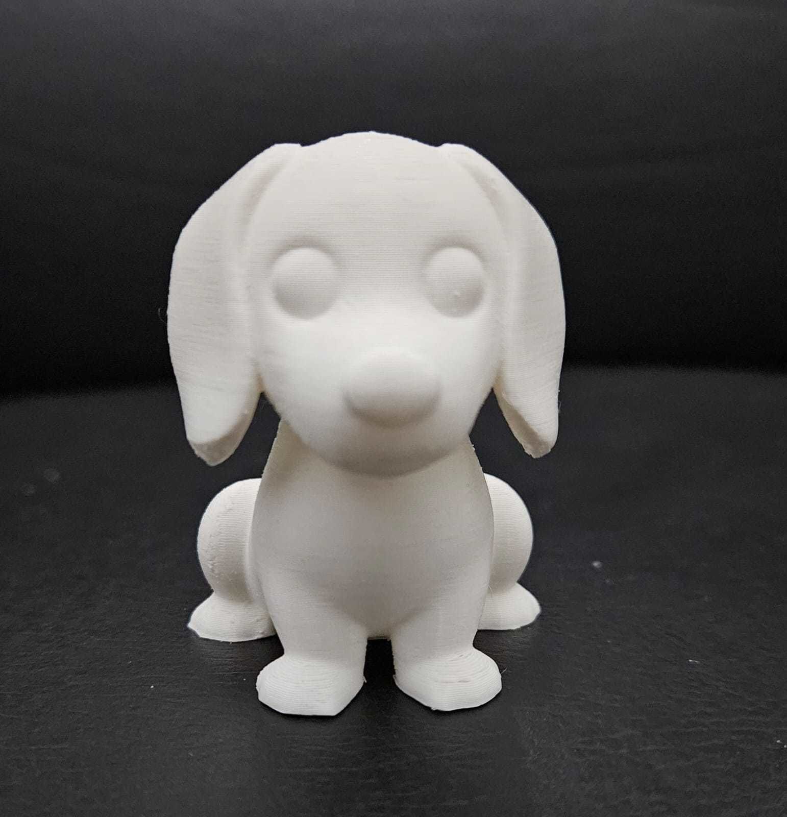 Sitting Dachshund 3D print model_13