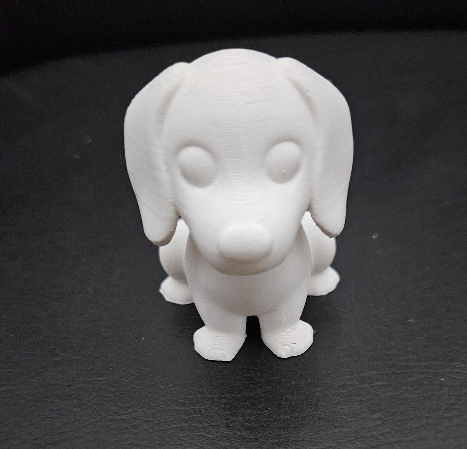 Sitting Dachshund 3D print model_14