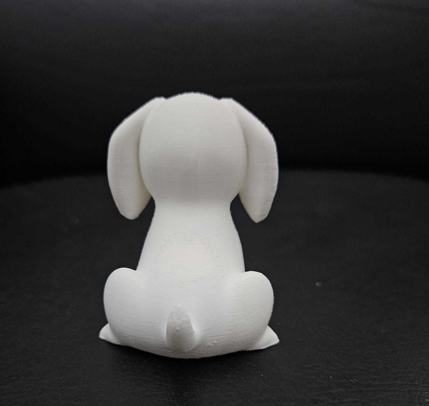 Sitting Dachshund 3D print model_9