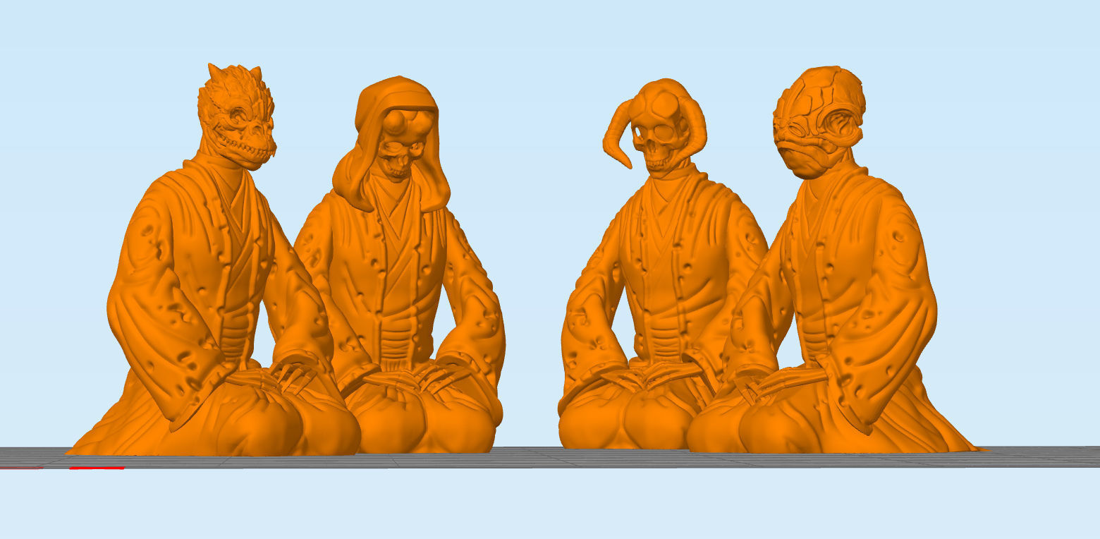 STAR WARS LOTHAL Dead Jedi in front of the temple 3D print model_1