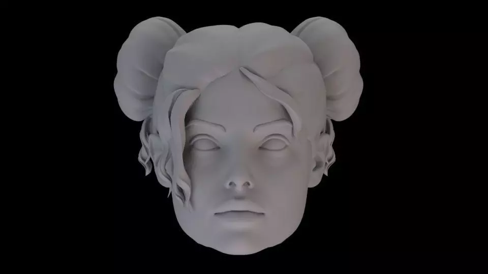 SUICIDE SQUAD KTJL HARLEY QUINN HEAD SCULPT 3D print model