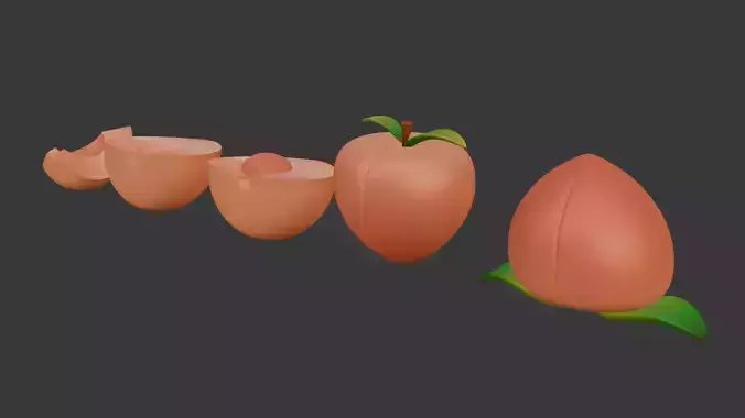 Peach 3d m002