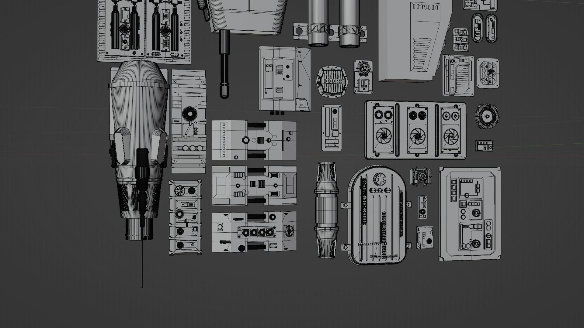 Star Wars Panels Pack 02 3D model_9