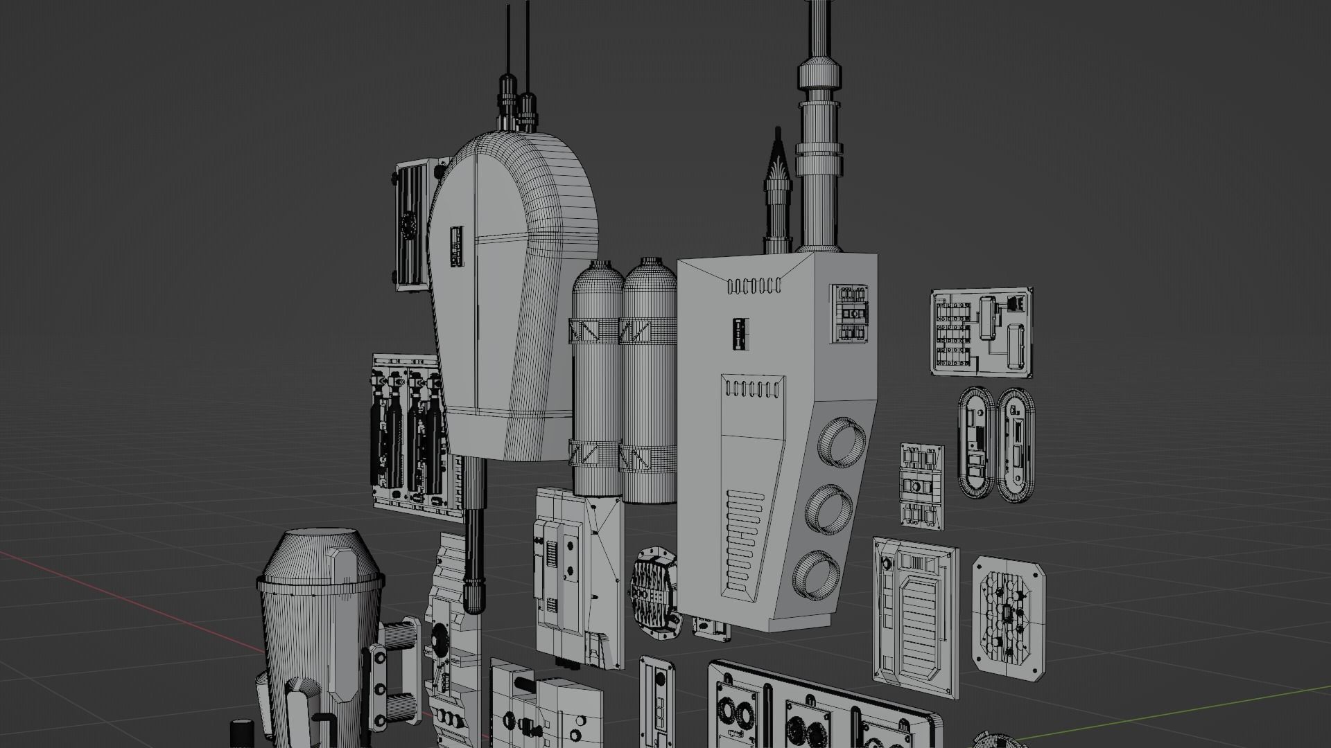 Star Wars Panels Pack 02 3D model_13