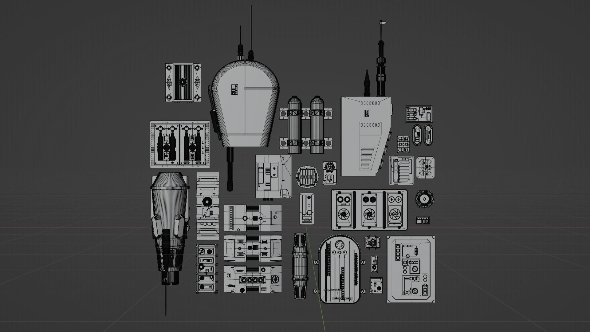 Star Wars Panels Pack 02 3D model_1