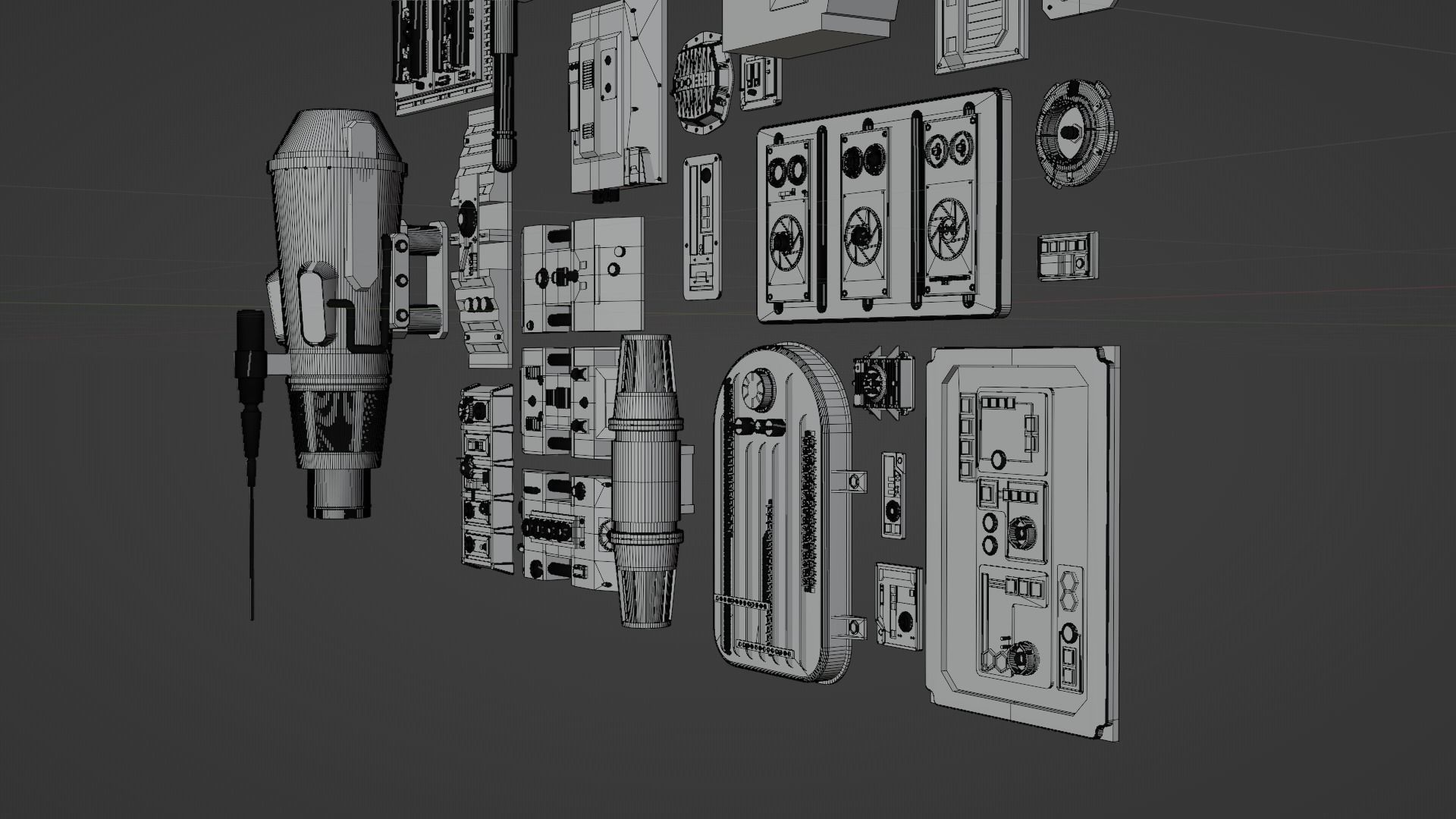 Star Wars Panels Pack 02 3D model_11