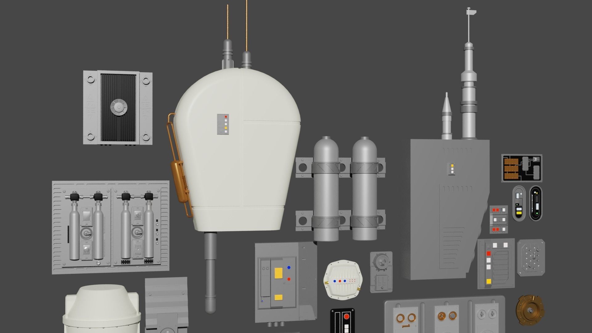 Star Wars Panels Pack 02 3D model_6