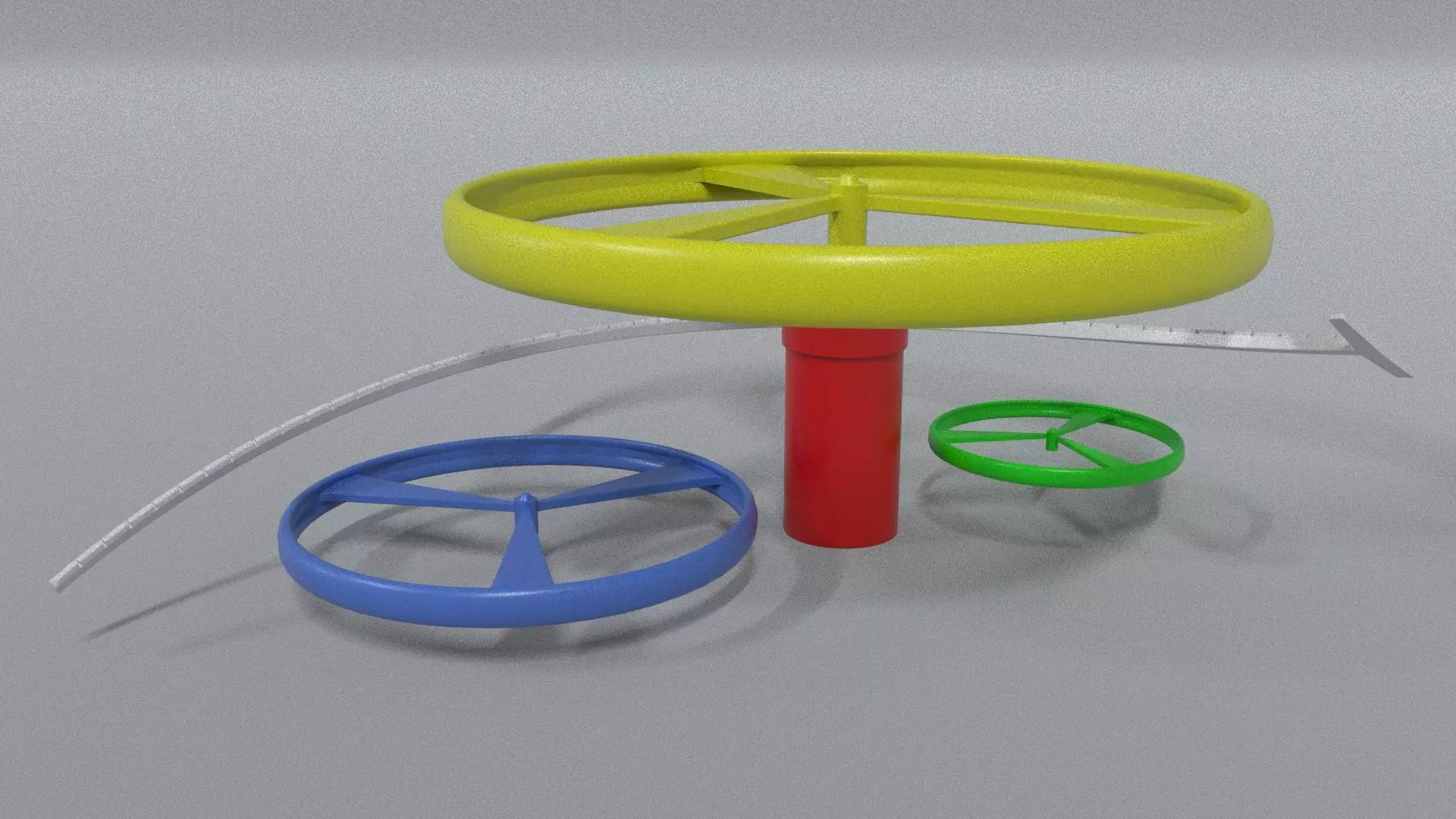 laos Flying Saucer Low-poly 3D model