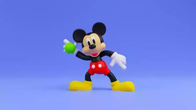 Mickey Mouse 3d print model