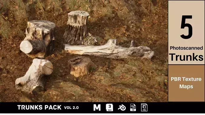 Trunks Pack Photoscanned 