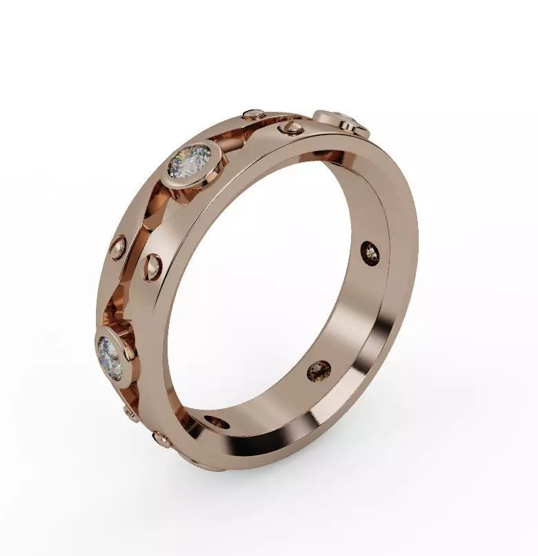 Gold ring 006 3D print model