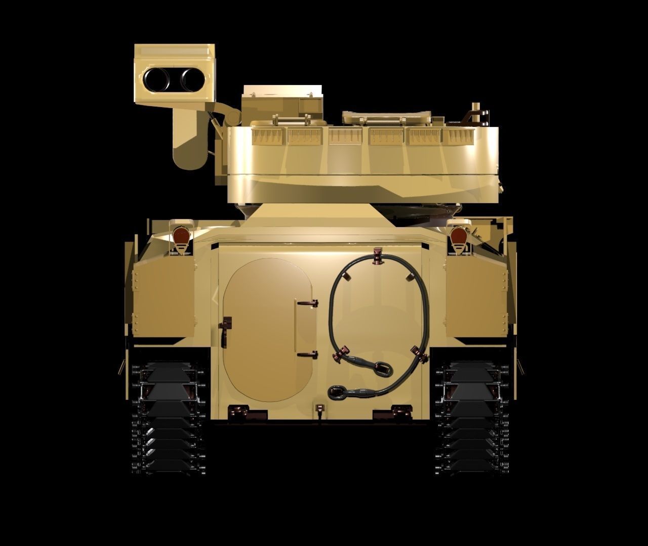 M2A2 BRADLEY ODS INFANTRY FIGHTING VEHICLE Low-poly 3D model_6