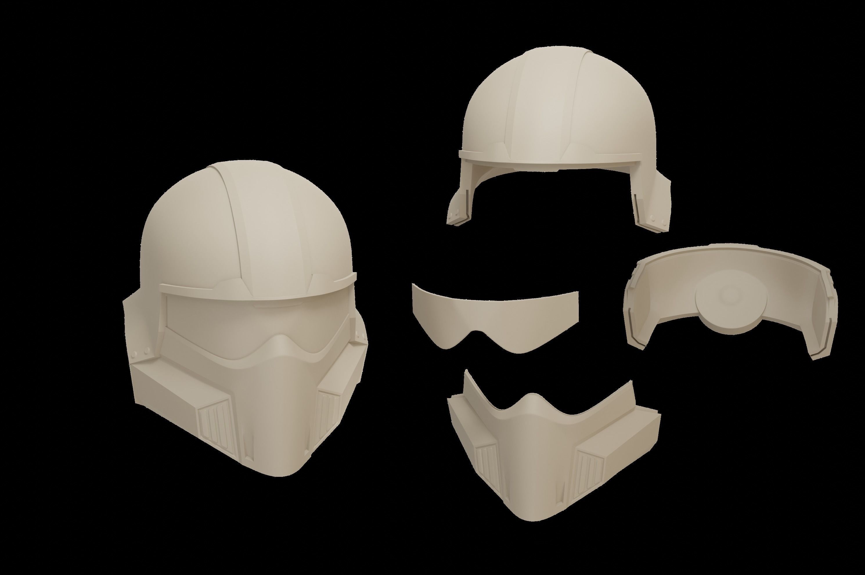Helldivers 2 Helmet 3D print model_1