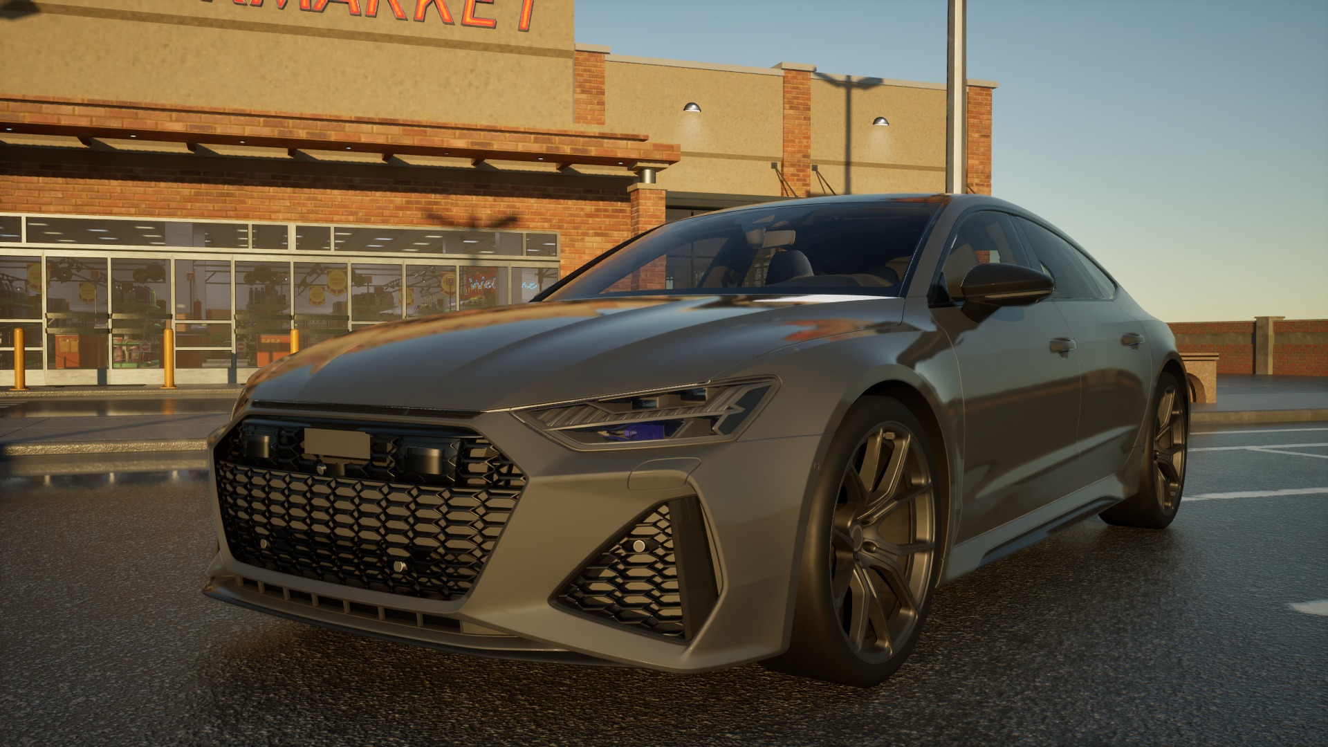Audi RS7 C8 Low-poly 3D model_1